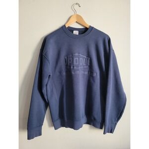 Vintage Saskatchewan Wheat Pool Sweater Crewneck Size Large Blue
